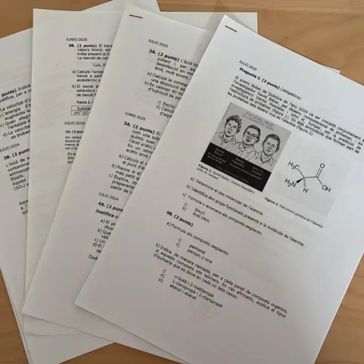 Intensivo PBAU — Selectividad de Baleares con exámenes reales